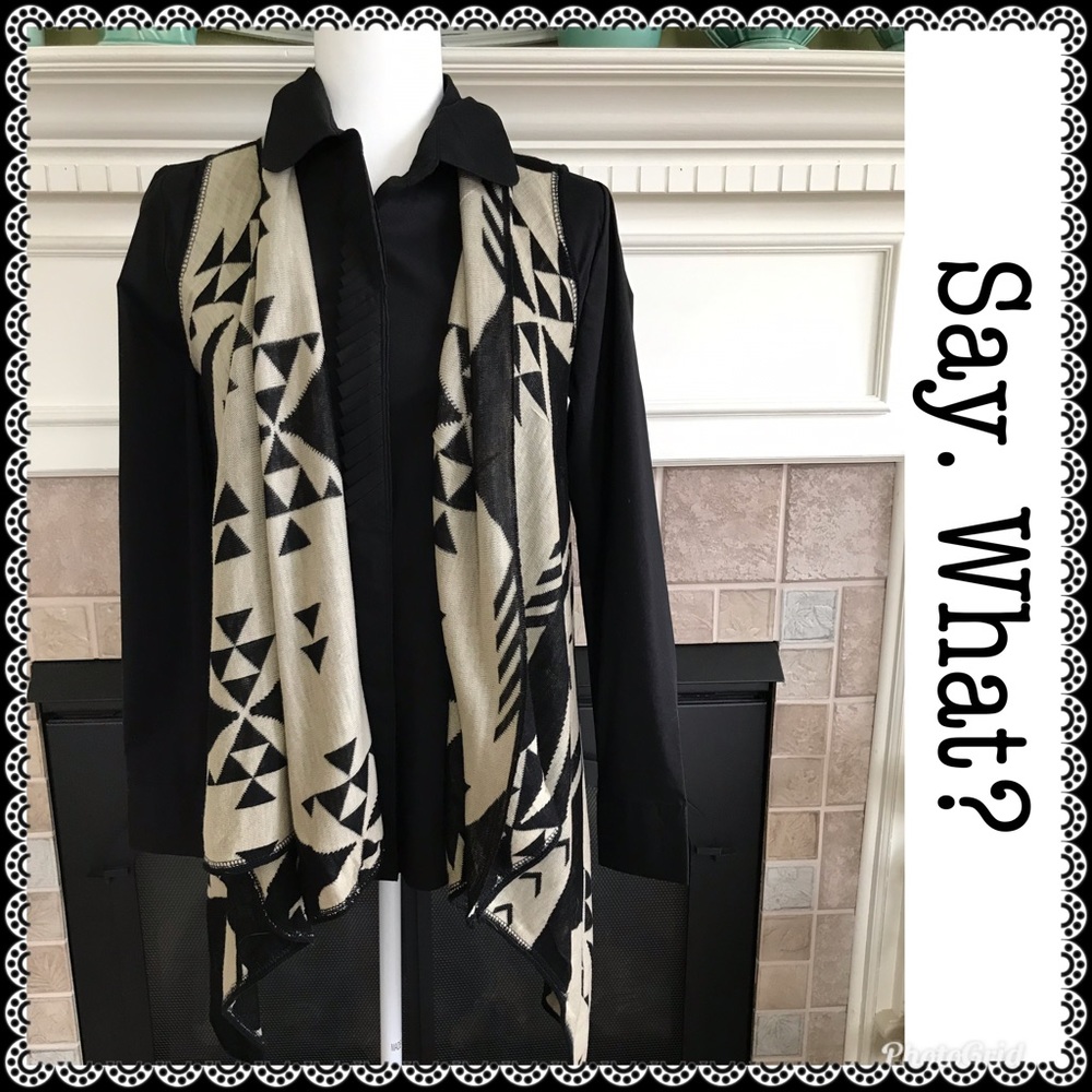 Say What? lightweight sweater vest, size X…